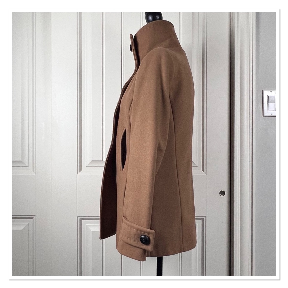 BABATON 'Howell' Double-Breasted Camel Pea Coat - Picture 4 of 15